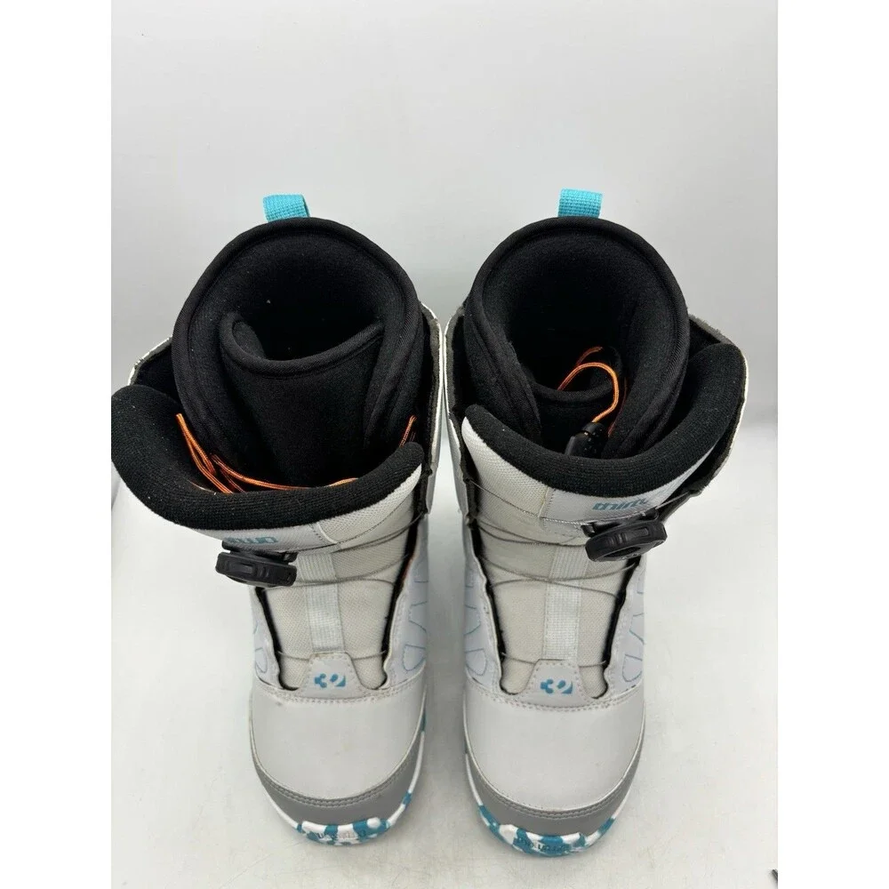 Thirtytwo Lashed Boa Snowboard Boots Kids Youth Size 6 Gray Fall 2016 EUC
